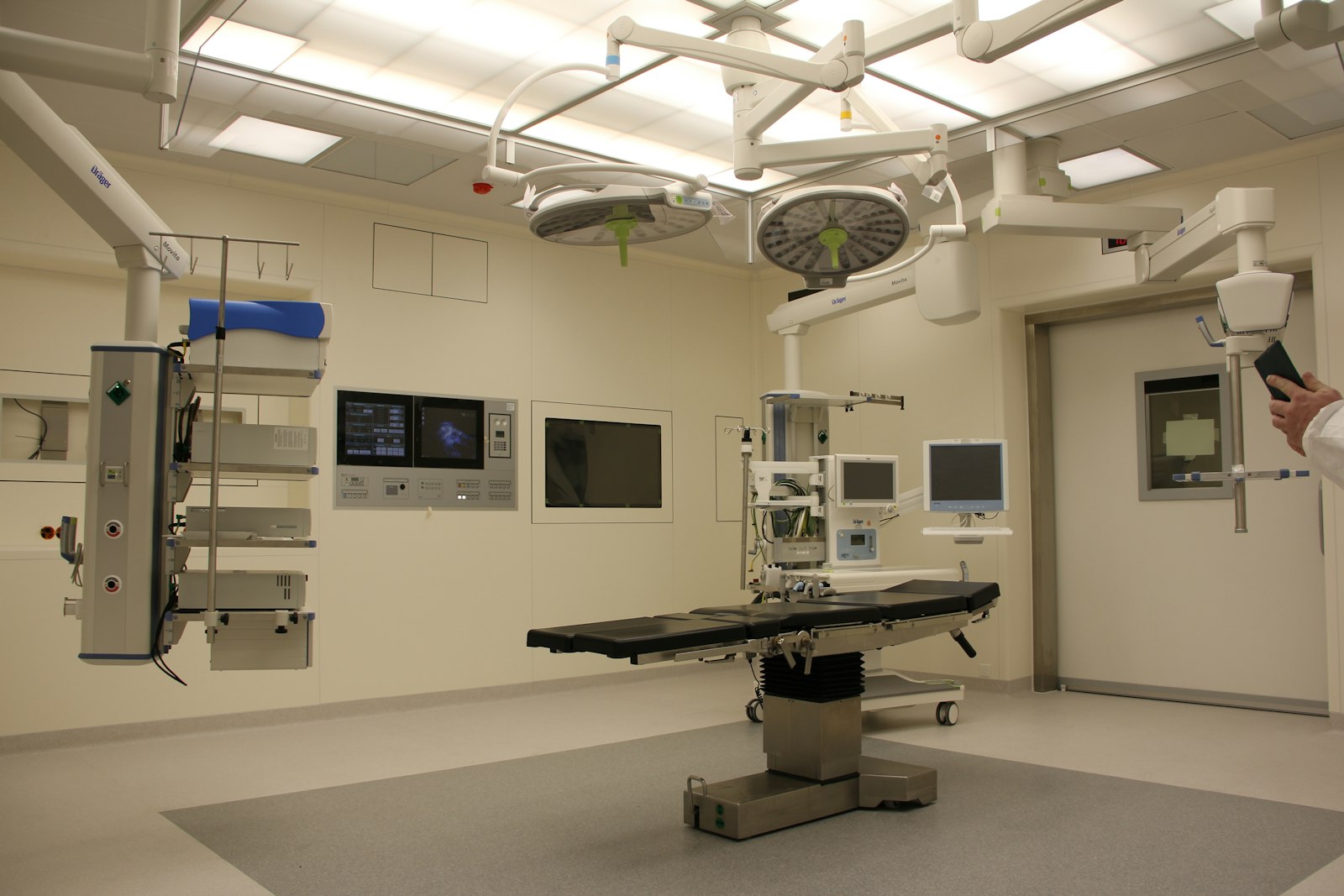 An advanced operating suite at a leading private hospital in India